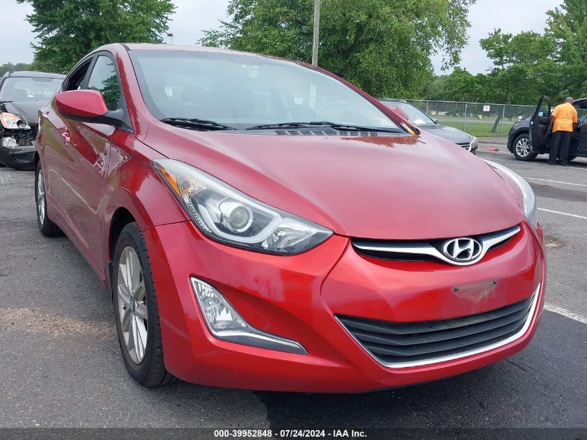 5NPDH4AE3FH592954 | 2015 HYUNDAI ELANTRA