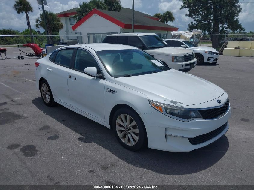 5XXGT4L38GG003708 | 2016 KIA OPTIMA