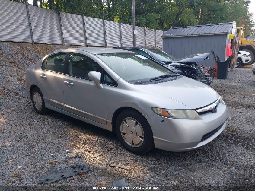 JHMFA36276S003703 | 2006 HONDA CIVIC HYBRID