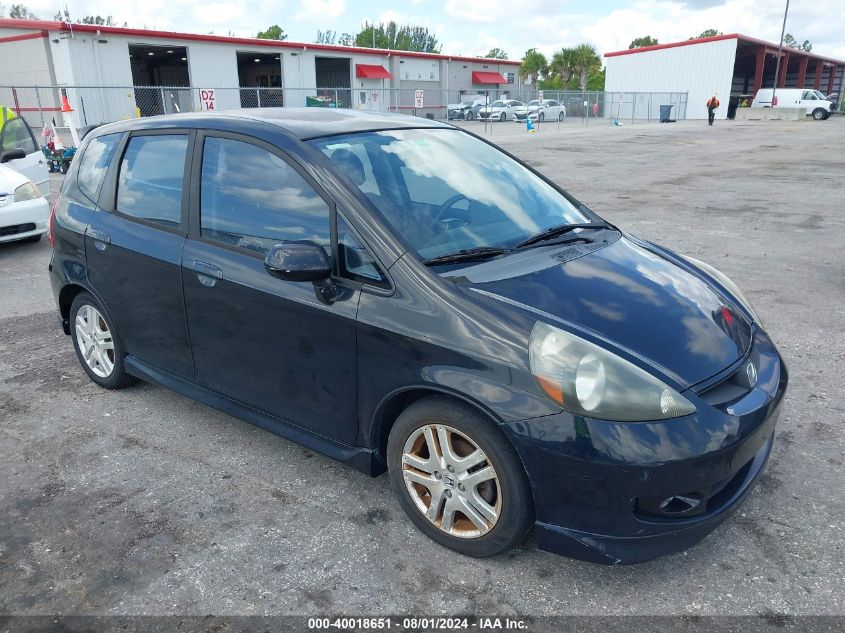 JHMGD38627S034600 | 2007 HONDA FIT