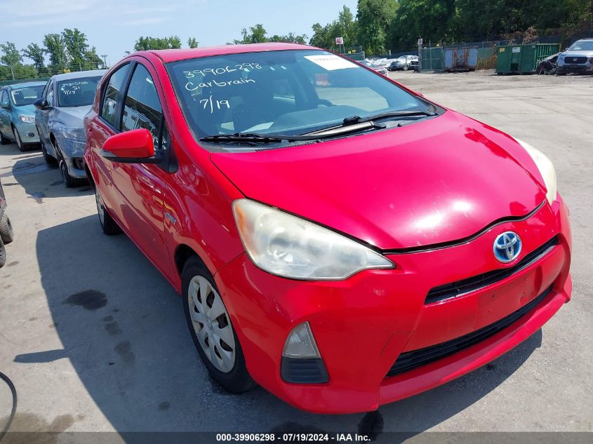 JTDKDTB34C1011622 | 2012 TOYOTA PRIUS C