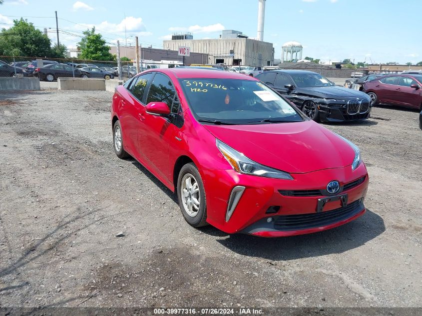 JTDL9RFU6L3020922 | 2020 TOYOTA PRIUS