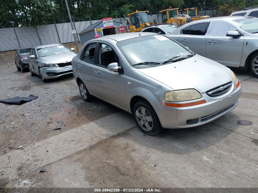 KL1TD56686B633408 | 2006 CHEVROLET AVEO