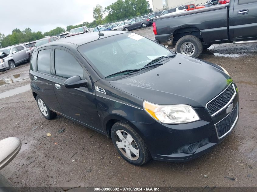 KL1TD66E19B647412 | 2009 CHEVROLET AVEO