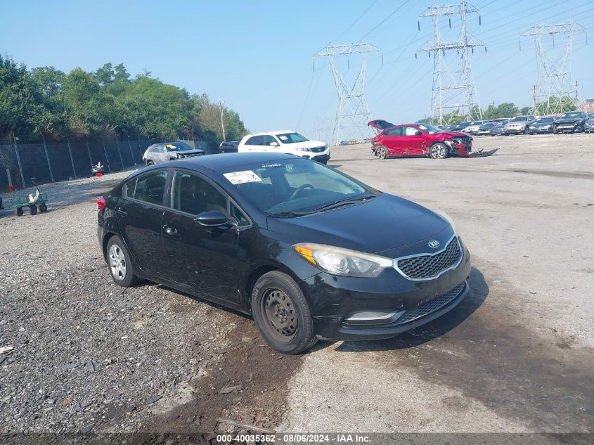 KNAFK4A64E5206282 | 2014 KIA FORTE