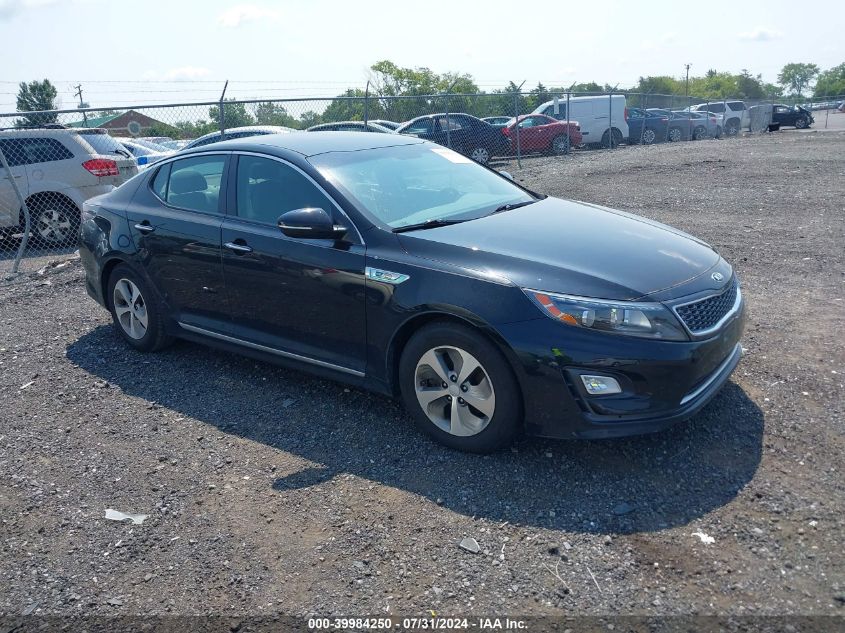 KNAGM4AD3E5075763 | 2014 KIA OPTIMA HYBRID