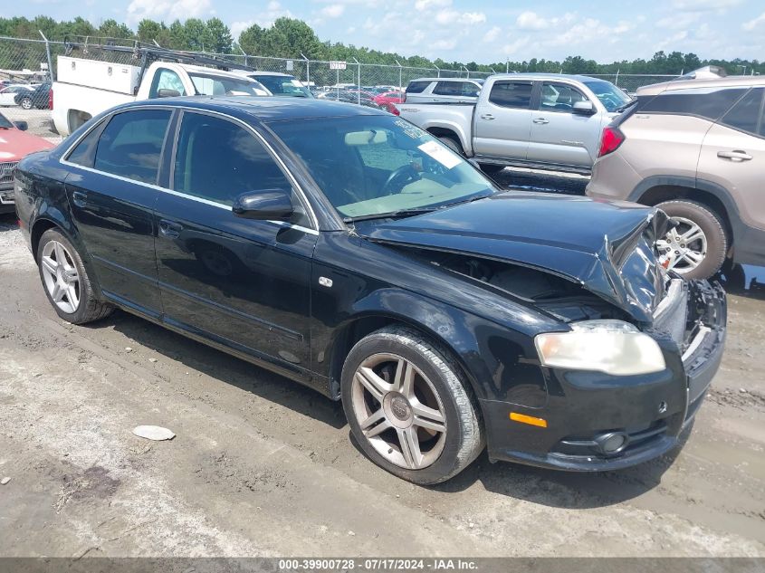 WAUAF78E58A054831 | 2008 AUDI A4