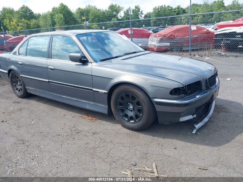 WBAGH83491DP24409 | 2001 BMW 740IL