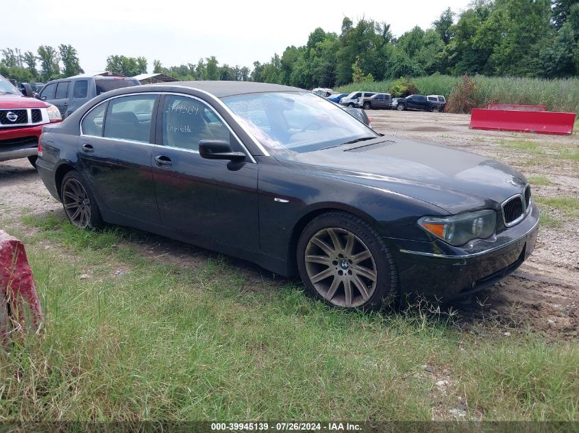 WBAGN63433DR10589 | 2003 BMW 745LI