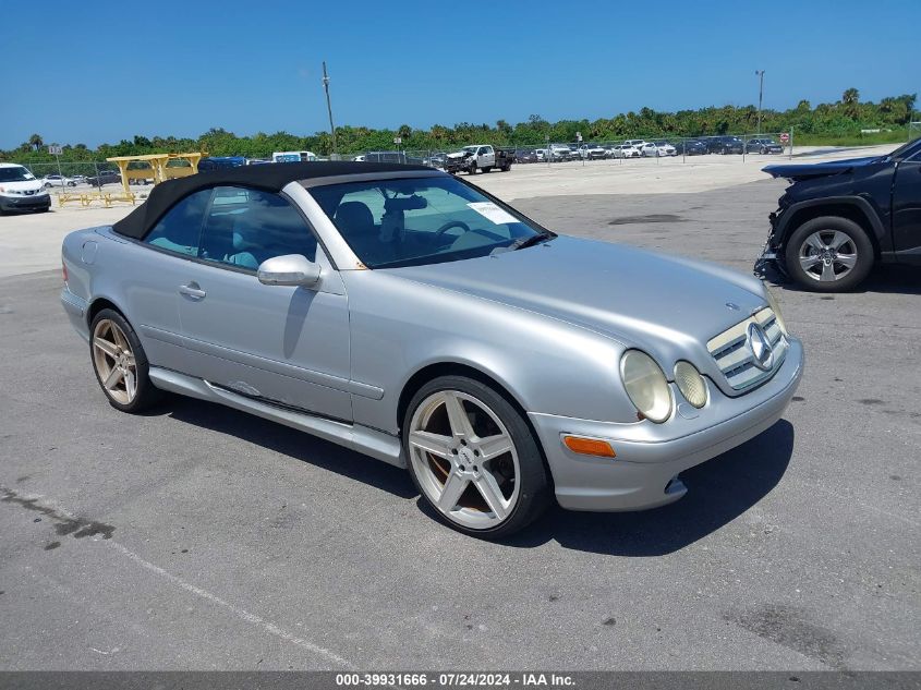 WDBLK70G73T139833 | 2003 MERCEDES-BENZ CLK 430