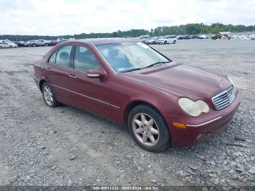 WDBRF61J23A490583 | 2003 MERCEDES-BENZ C 240