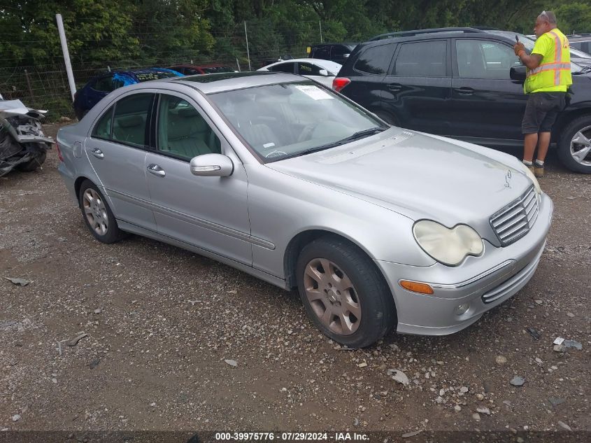 WDBRF81J55F622575 | 2005 MERCEDES-BENZ C 240