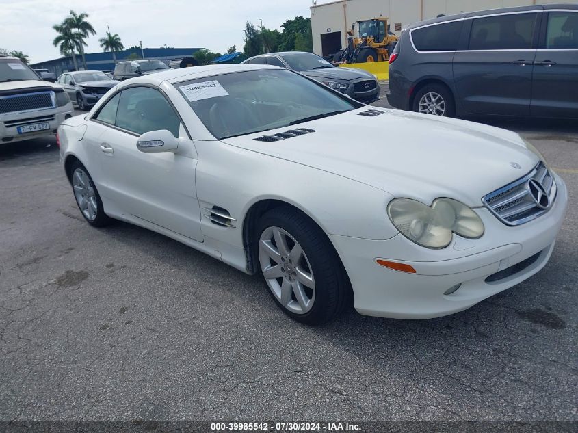 WDBSK75F93F057967 | 2003 MERCEDES-BENZ SL 500