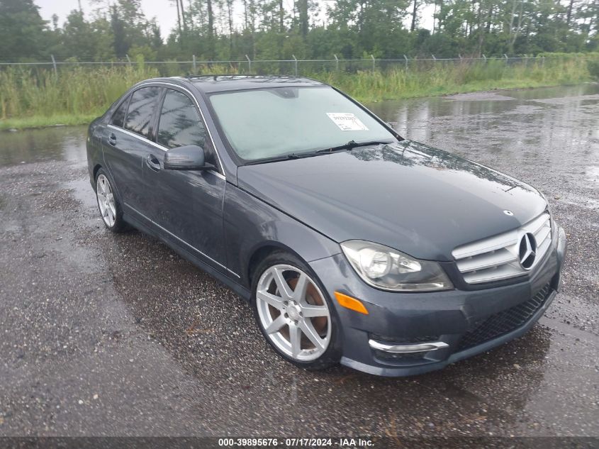 WDDGF4HB8DA785450 | 2013 MERCEDES-BENZ C 250