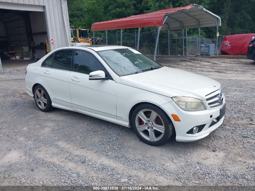 WDDGF8BB1AR090563 | 2010 MERCEDES-BENZ C-CLASS