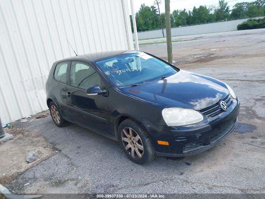 WVWBR71K87W279258 | 2007 VOLKSWAGEN RABBIT