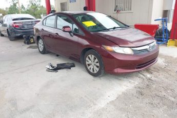 19XFB2F54CE098092 | 2012 HONDA CIVIC