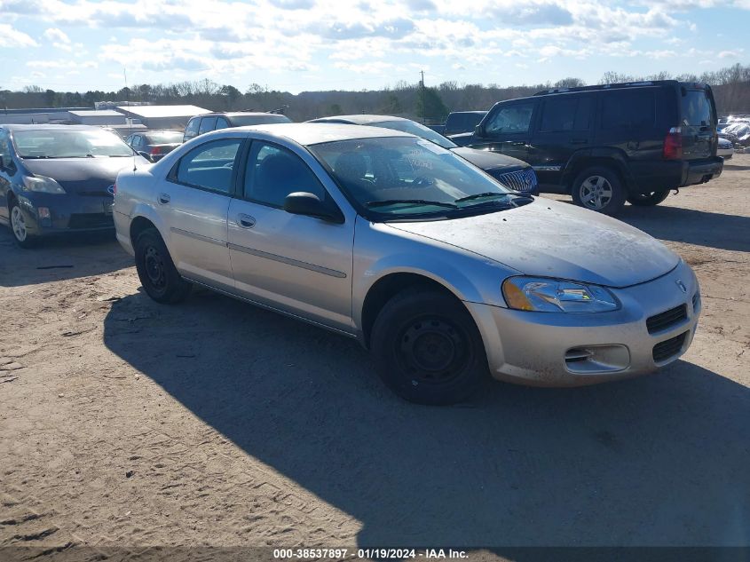 1B3AL46X52N333938 | 2002 DODGE STRATUS