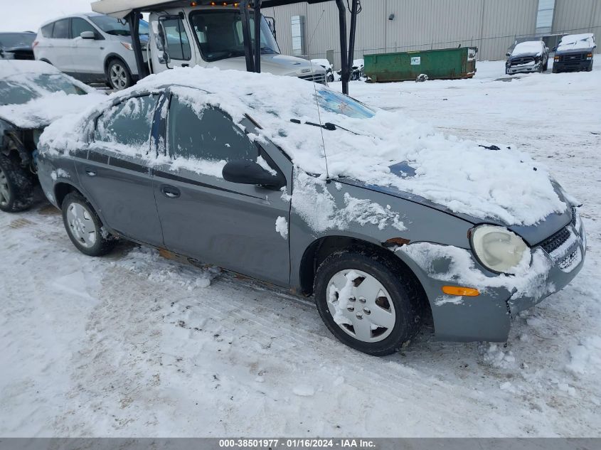 1B3AS26C55D148254 | 2005 DODGE NEON