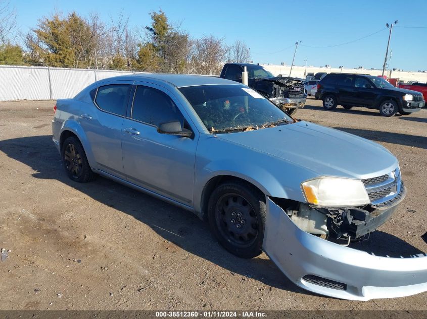 1C3CDZAGXDN749533 | 2013 DODGE AVENGER