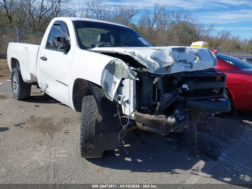 1GCEC14C57Z587227 | 2007 CHEVROLET SILVERADO 1500