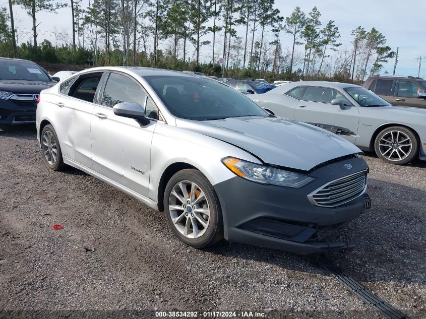 3FA6P0LU5HR238657 | 2017 FORD FUSION HYBRID