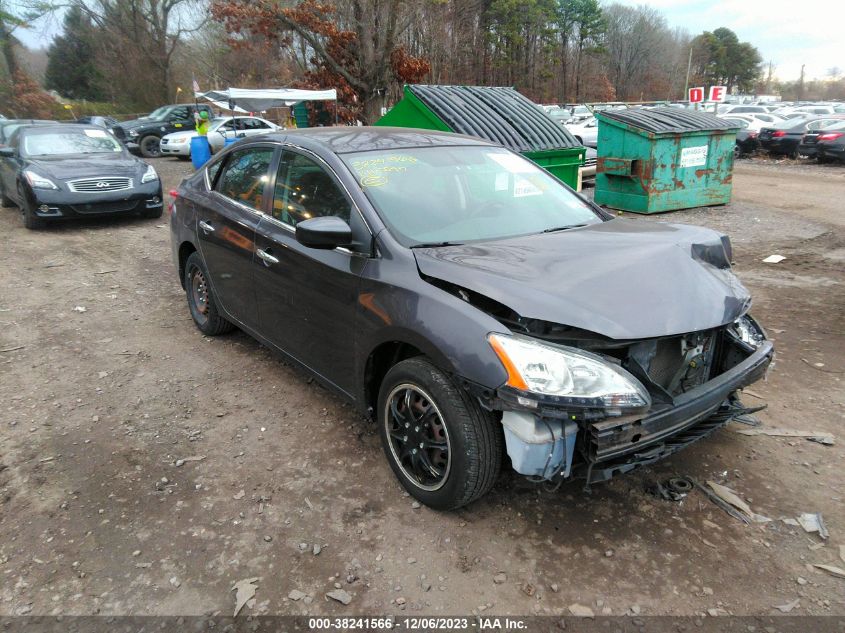 3N1AB7APXEL672213 | 2014 NISSAN SENTRA