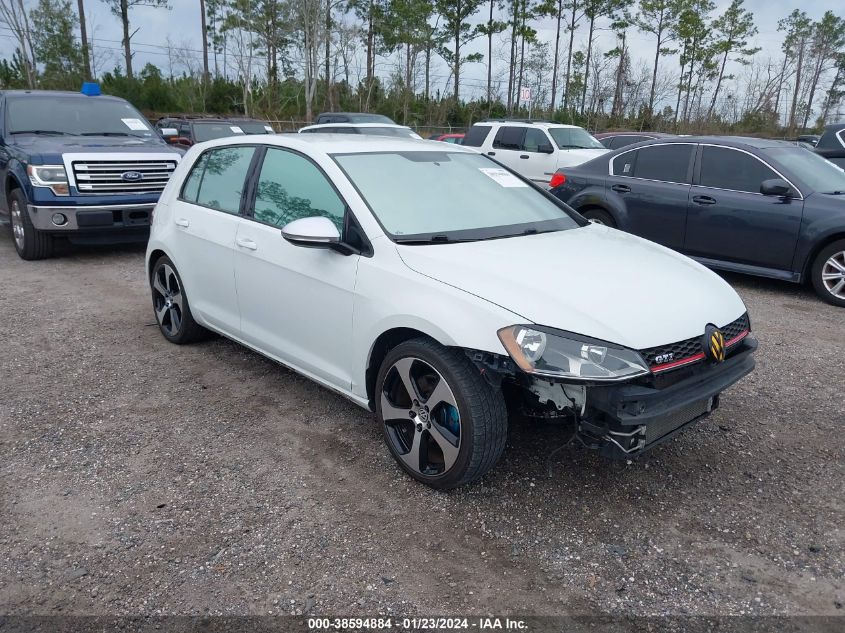 3VW5T7AU8HM067202 | 2017 VOLKSWAGEN GOLF GTI