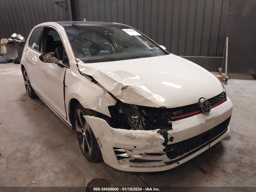 3VWT47AU5GM031440 | 2016 VOLKSWAGEN GOLF GTI