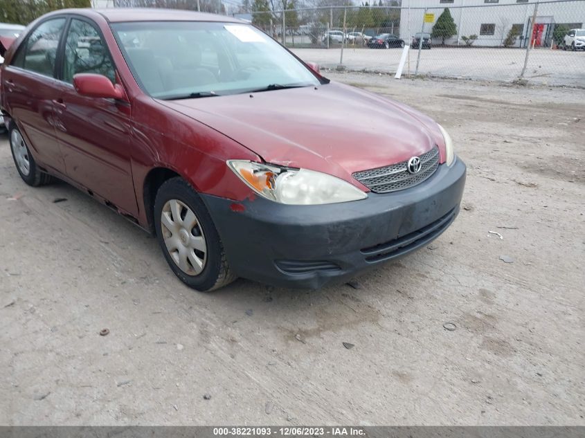 4T1BE32K32U012211 | 2002 TOYOTA CAMRY