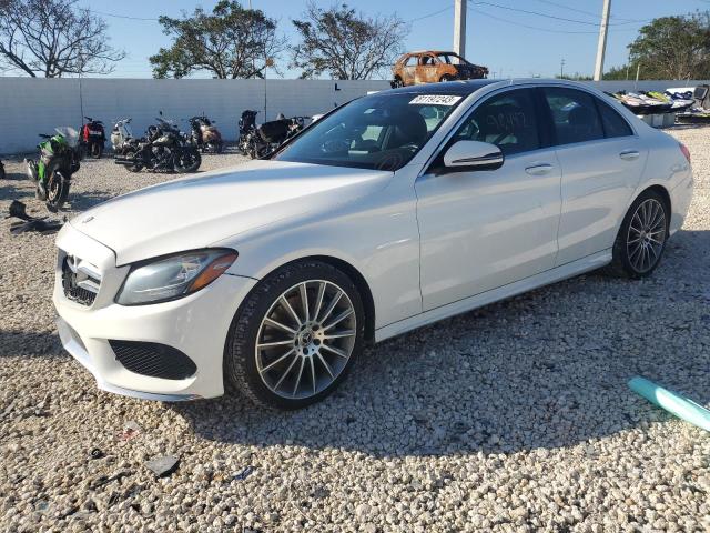 55SWF4JB7HU213877 | 2017 MERCEDES-BENZ C 300