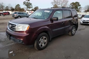 5FNYF3H2XFB029654 | 2015 HONDA PILOT LX