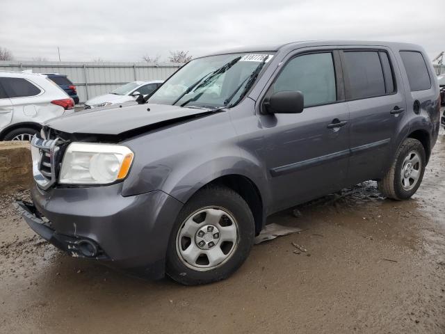 5FNYF4H26EB012001 | 2014 HONDA PILOT LX