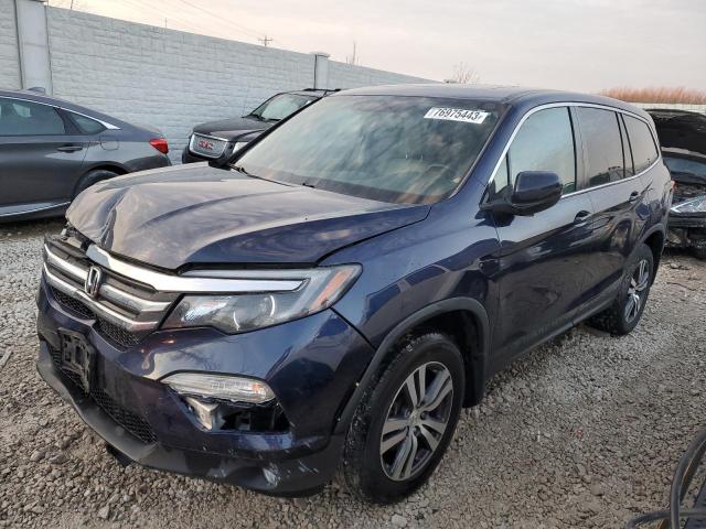 5FNYF6H58HB050839 | 2017 HONDA PILOT EXL