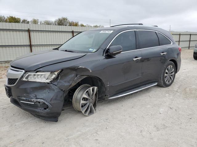 5FRYD3H41GB011485 | 2016 ACURA MDX TECHNO