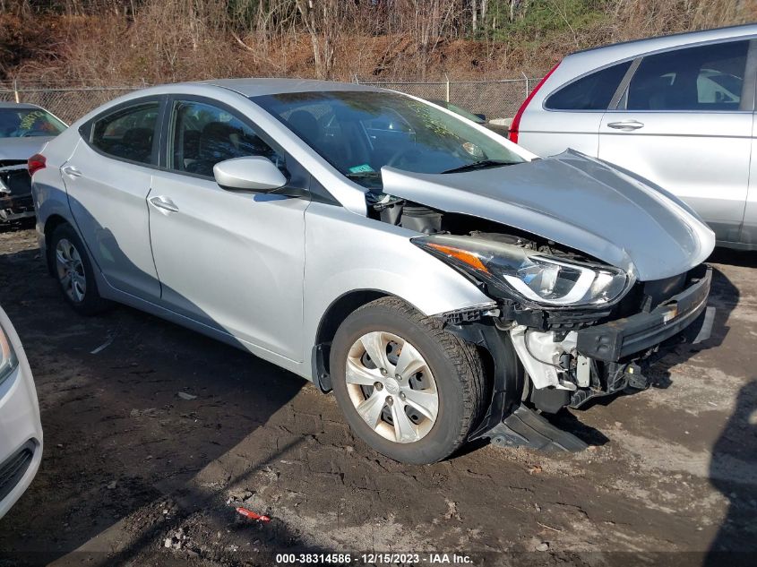 5NPDH4AE3GH720742 | 2016 HYUNDAI ELANTRA