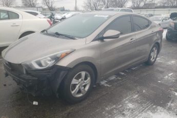 5NPDH4AE6EH511167 | 2014 HYUNDAI ELANTRA SE