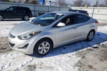 5NPDH4AE6GH733307 | 2016 HYUNDAI ELANTRA SE