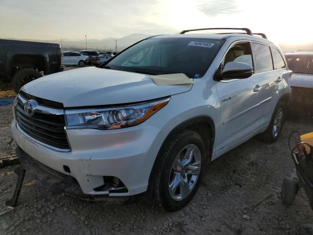 5TDDCRFH4GS020169 | 2016 TOYOTA HIGHLANDER