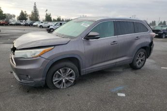 5TDKKRFH2GS501967 | 2016 TOYOTA HIGHLANDER