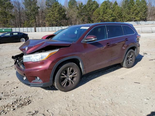 5TDKKRFH8GS126604 | 2016 TOYOTA HIGHLANDER