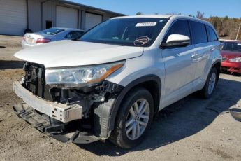 5TDZARFH1GS018911 | 2016 TOYOTA HIGHLANDER