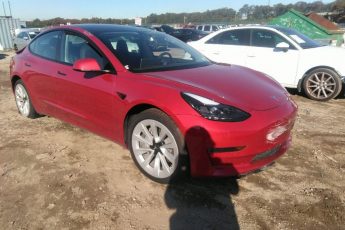 5YJ3E1EA5NF187279 | 2022 TESLA MODEL 3