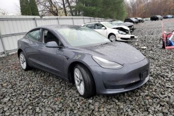 5YJ3E1EB8NF338253 | 2022 TESLA MODEL 3