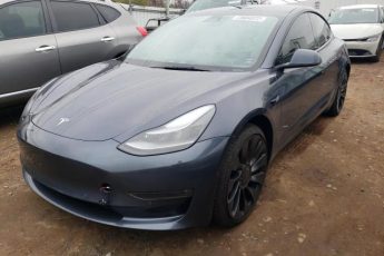 5YJ3E1ECXNF359162 | 2022 TESLA MODEL 3