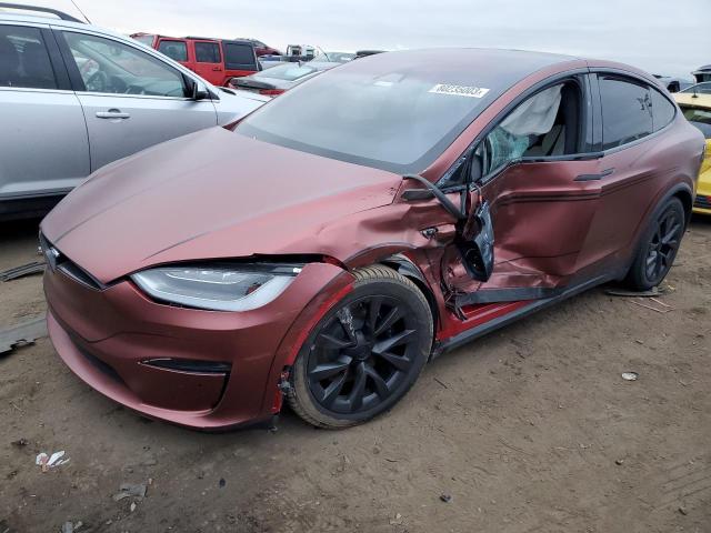 7SAXCBE6XNF345479 | 2022 TESLA MODEL X