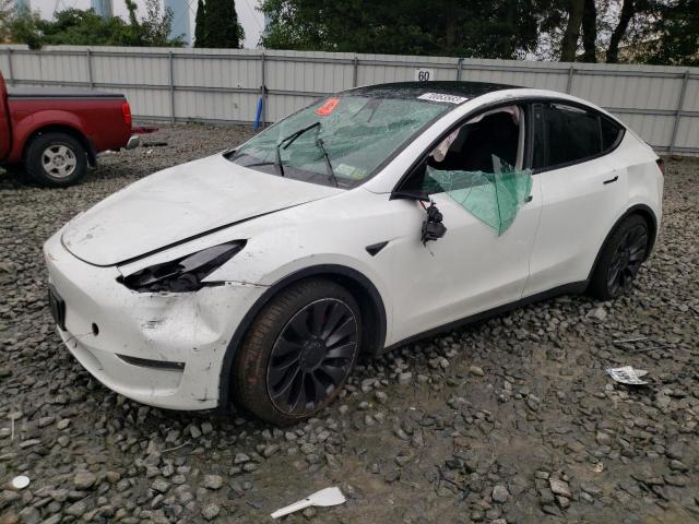 7SAYGDEF3NF312585 | 2022 TESLA MODEL Y