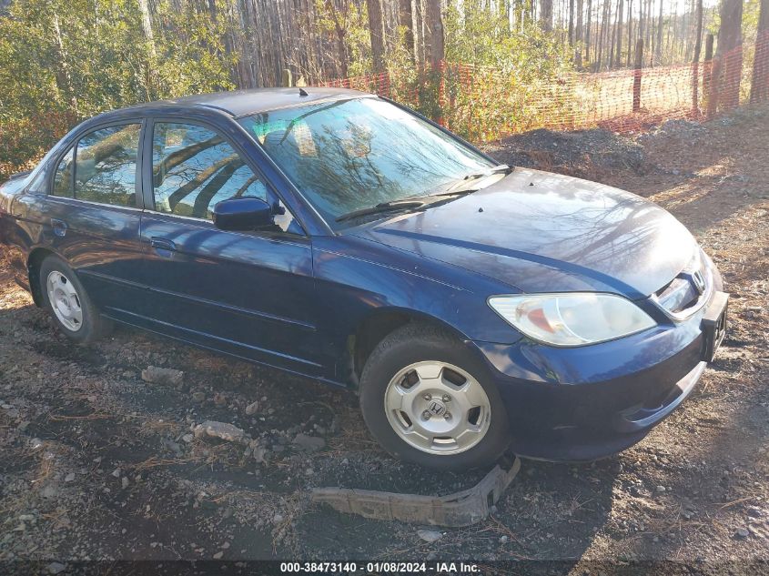 JHMES96655S007813 | 2005 HONDA CIVIC HYBRID