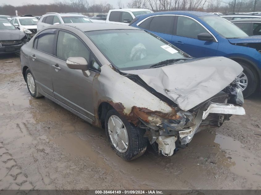 JHMFA36258S016193 | 2008 HONDA CIVIC HYBRID