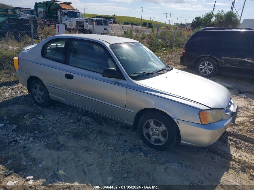 KMHCG35C22U211172 | 2002 HYUNDAI ACCENT